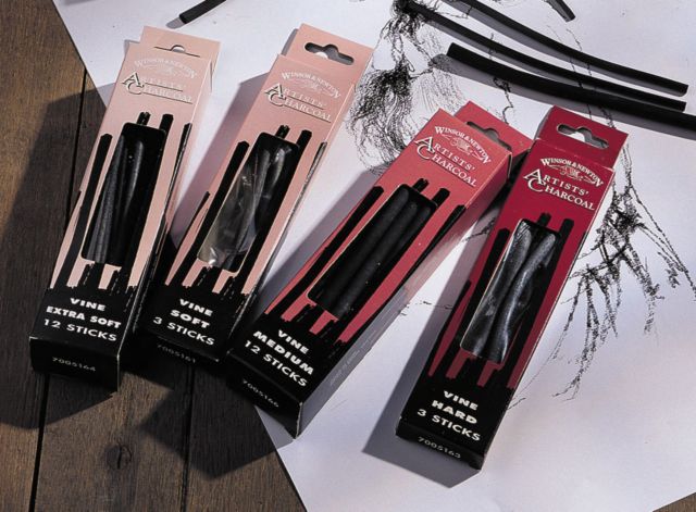 CHARCOAL VINE SOFT 3/BOX