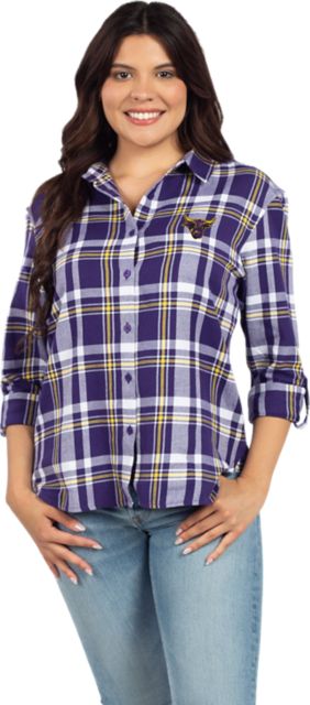 Minnesota State University Mankato Women's Mavericks Plaid Shirt