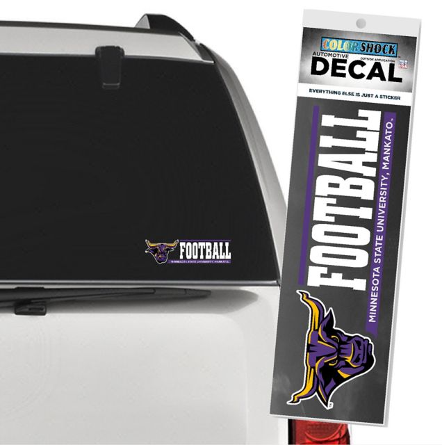 Minnesota State University Mankato Mavericks Football Decal