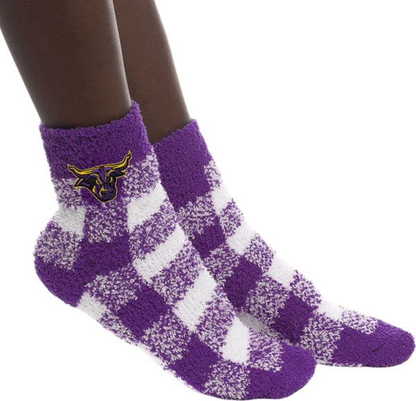 Minnesota State University Mankato Buffalo Check Socks