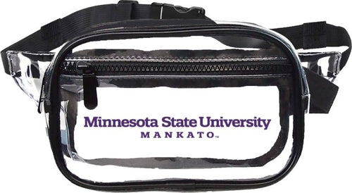 MSU Mankato Clear Fanny Pack Minnesota State University - Mankato Wordmark - ONLINE ONLY